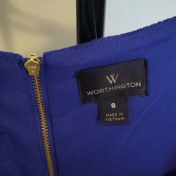 Worthington royal blue dress - Picture 3 of 8